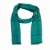 Designer Cotton Golden Striped Stole- Green Designer Cotton Golden Striped Stole- Green
